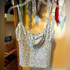 NWOT Smocked Reformation Bustier Top!